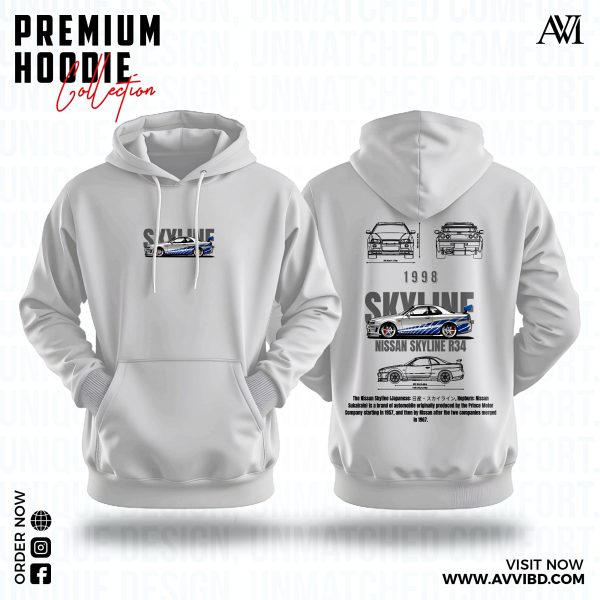 Nissan Skyline R34 Hoodies