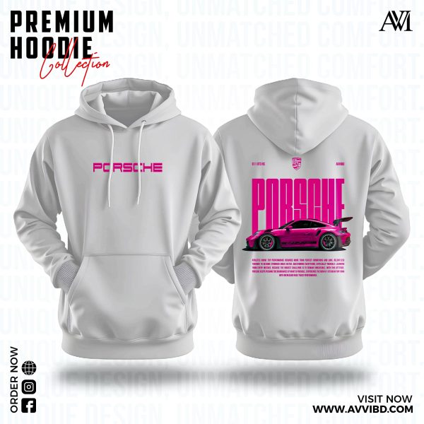 Porsche Pink 911 GT3 RS Hoodies